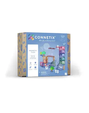 CONNETIX  Pastel Ball Run Pack knikkerbaan Uitbreiding 80 stuks