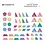 CONNETIX  CONNETIX - Pastel Shape Expension Pack | 48 Stuks