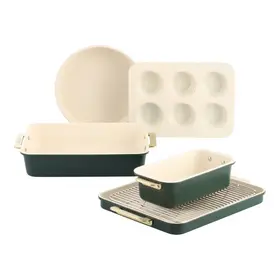 Greenpan Padova Keramische Bakset 6-delig Pine green