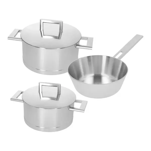 Demeyere Demeyere John Pawson 7 Pannenset 3-delig RVS