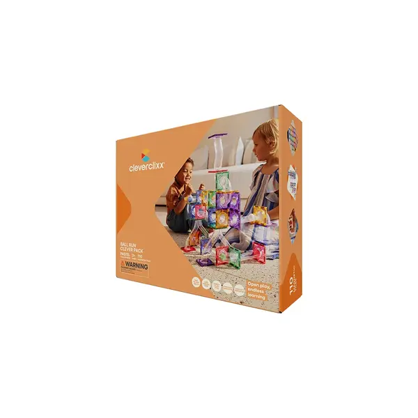 Cleverclixx Cleverclixx Ball Run Clever Pack Pastel - 110 Stuks