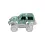Cleverclixx Cleverclixx Race Track Car Pastel - Groen