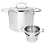 Demeyere Demeyere Silver 7 Soeppan 24 cm met dubbelwandig deksel - 8L + Gratis Pasta inzet