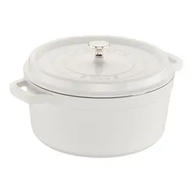 Staub Staub Cocotte 26 cm / 5,25 liter Wit