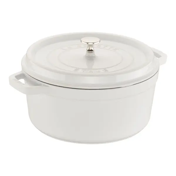 Staub Staub Cocotte 26 cm / 5,25 liter Wit