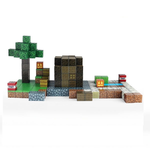 Magnetenspeelgoed.nl My World Magnetische bouwstenen Village Chefhuis 191 stuks