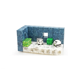 Magnetenspeelgoed.nl My World Magnetische bouwstenen Panda 68 stuks