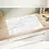 Pannenhuis Papillon Inductie beschermer Afdekmat 72x52cm - Wit Marmer