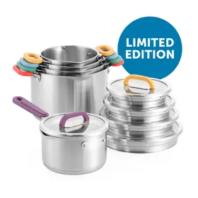 BK Cookware BK Arts&Crafts Limited Edition 5-delig RVS Kookpannenset