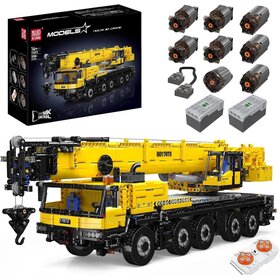 Mould King Mouldking 17073 - Liebherr kraan - 3218 onderdelen - Bestuurbaar - Bouwpakket - Bouwset - Past op bekende merken - RC