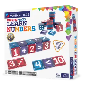 Magna Tiles MAGNA-TILES® microMAGS Leer cijfers 56 stuks