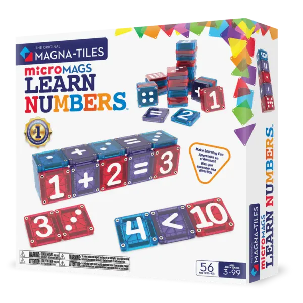 Magna Tiles MAGNA-TILES® microMAGS Leer cijfers 56 stuks