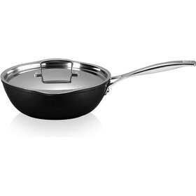 Le Creuset Le Creuset Chef's Pan 24 cm - met anti aanbaklaag en schenktuitjes