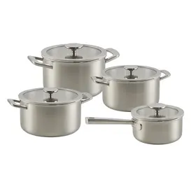 Habonne Habonne Allure Pannenset downdraft 4 delig - 5 ply RVS