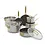 Greenpan Greenpan Tucci pannenset 3-ply 11 delig - RVS