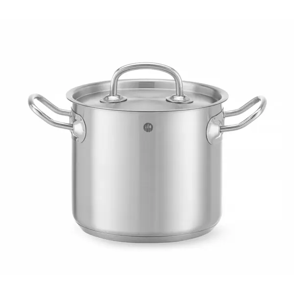 Hendi Hendi Horeca kitchen Kookpan 20cm hoog - met deksel