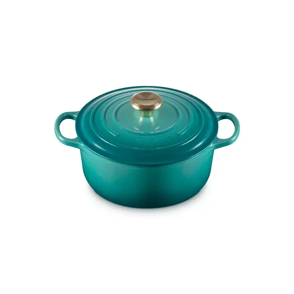 Le Creuset Le Creuset Signature Braadpan -  Stoofpan 2,4 l - 20 cm - Blue Riviera