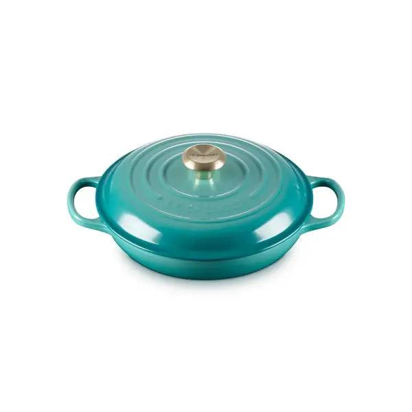 Le Creuset Le Creuset Signature Braadpan - Stoofpan  2,2 L 26cm - Blue Riviera