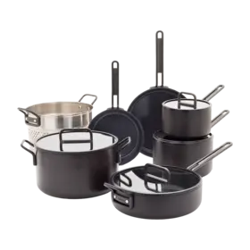 Greenpan Greenpan Tucci pannenset 3-ply 11 delig - Zwart