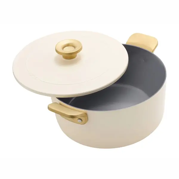 Greenpan Greenpan Tucci Stoofpot - Braadpan Met Deksel White 6.5L 26cm