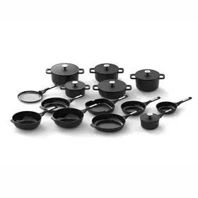 BergHOFF BergHOFF Leo Phantom Pannenset - 14 Delig Downdraft XXXL totaal set