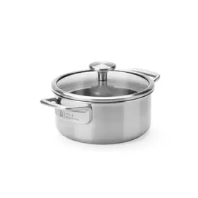 BK Cookware BK Maestro Triply RVS Kookpan 18cm met glasdeksel