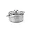 BK BK Maestro triply RVS Kookpan 24cm  met glazen deksel
