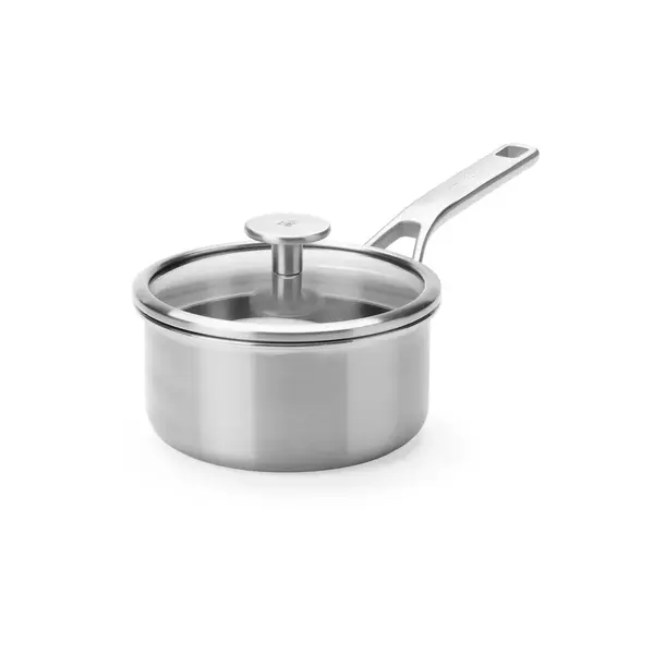 BK BK Maestro RVS Steelpan - Sauspan 16cm met glasdeksel