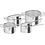 Tefal Tefal Nordica - Pannenset - 4-delig - RVS/Glas - Geschikt voor Inductie