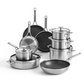 BK Cookware BK Maestro RVS & Durabond Hybride XL set
