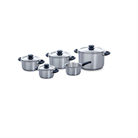 BK Cookware BK Karaat+ Kookpannenset - 5 delig - RVS - met natuurlijke reiniger