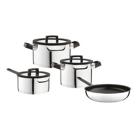 BergHOFF BergHOFF Essentials Uqonic Downdraft 8-delig pannenset  met gratis panbeschermer
