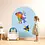 Cleverclixx Cleverclixx Magnetische muursticker 95x75cm | Blauw