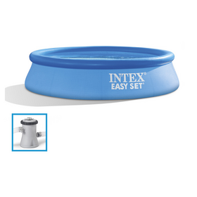 Intex Intex Easy Set Opblaaszwembad Set - Ø 366 x 76 cm met filterpomp