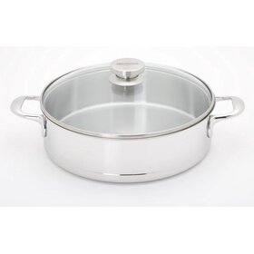 Demeyere Demeyere Fusion 7 Hapjespan met Glasdeksel - 28 cm