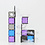 CONNETIX  CONNETIX Tiles knikkerbaan Ball Run Galaxy pack 61 delig