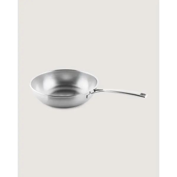 DUCQ DUCQ wok 3 laags RVS - 28 cm