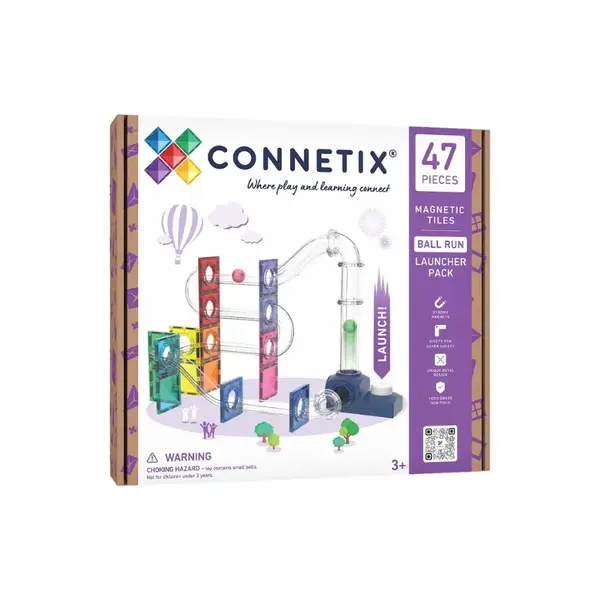 CONNETIX  CONNETIX Tiles knikkerbaan Ball Run 47delig