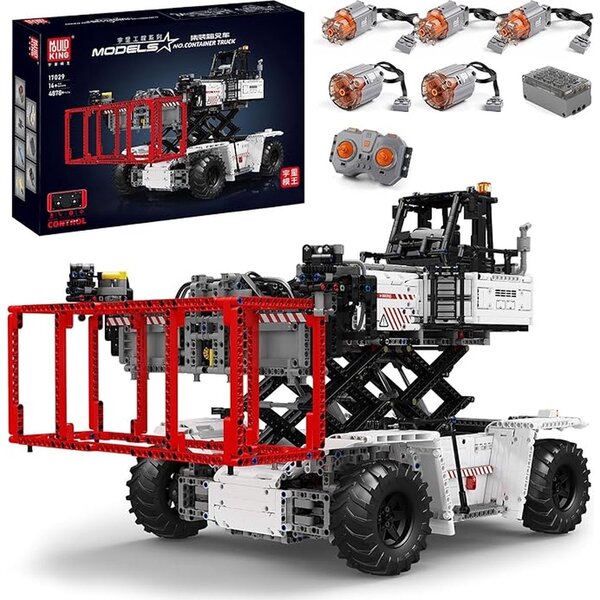 Mould King Mould King 17029 Container Truck - 4878 pcs - Speelgoed - Voertuig - Compatibel met het bekende merk