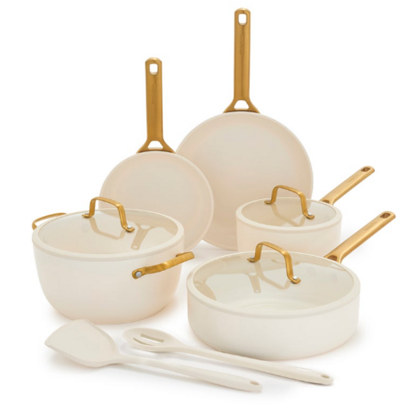 Greenpan Greenpan Padova pro Cream White 10-delige Pannenset met keramische antikleeflaag 10-delige 2.0