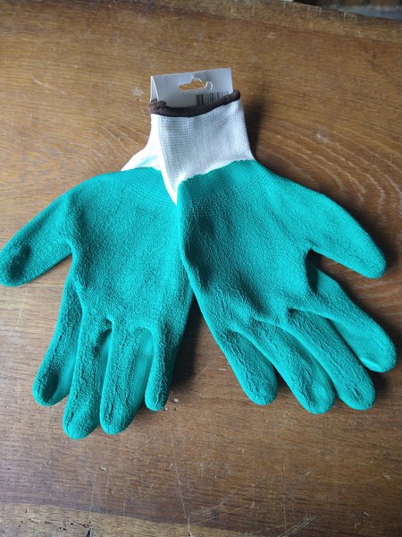 Werk handschoen groen