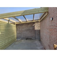 Polycarbonaat Klik systeem 25cm 350cm lang