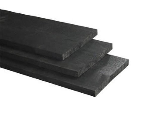 Plank Lariks / Douglas zwart gedompeld 2,2 x 20 4m