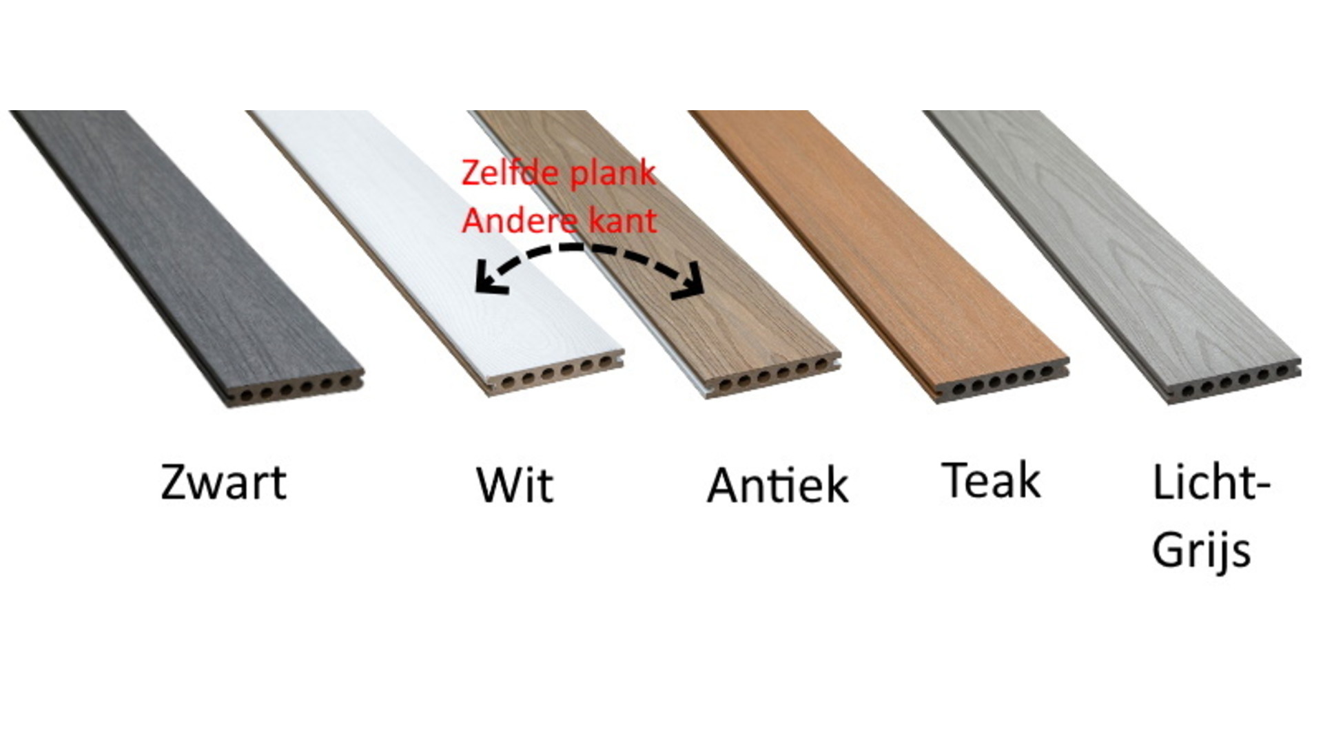 Supradeck composiet vlonderplank 23x140mm 220cm op=op