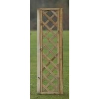 Copy of Houten Trellis met lijst Diagonaal lamellen