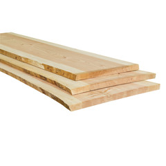 Boomstamplank 4 x 40-45  douglas onbehandeld geschaafd