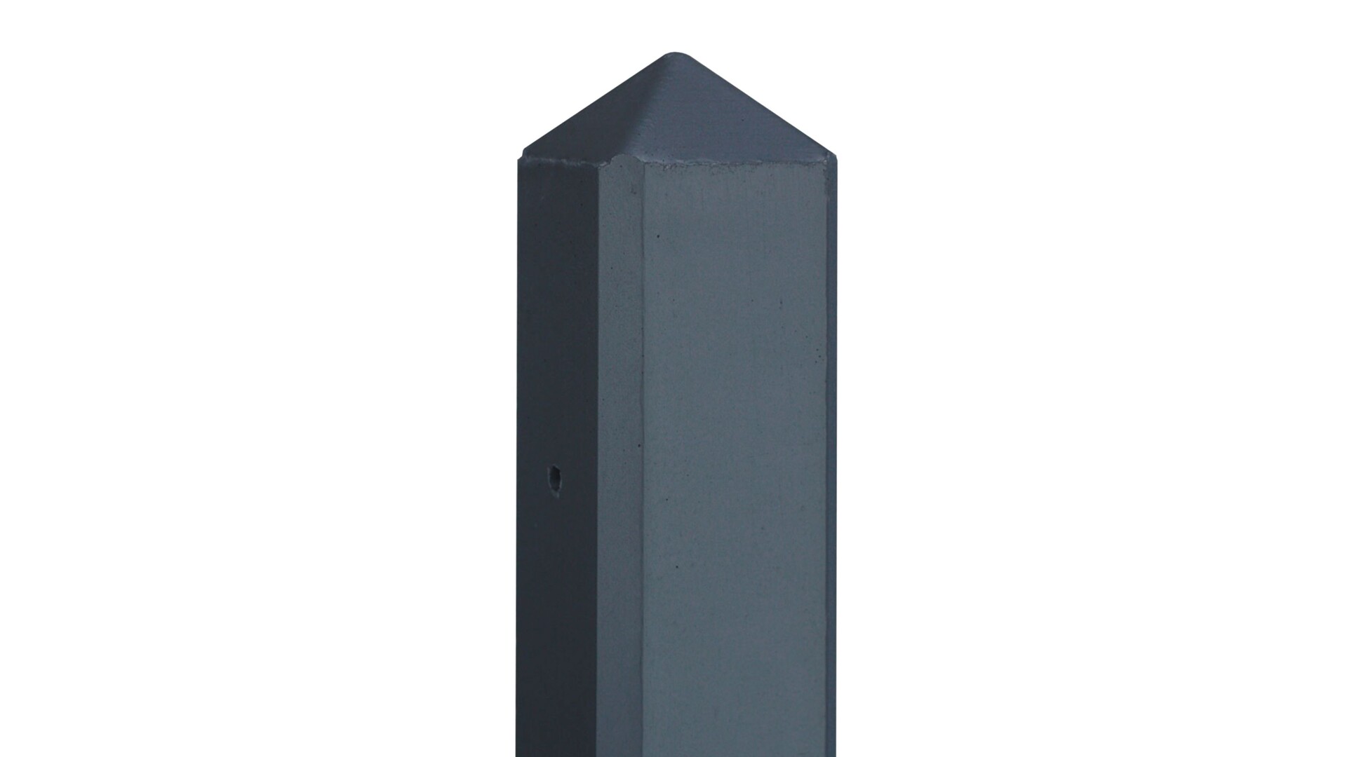 Betonpaal Maas 10x10 308 cm Pyramidekop voor dubbele onderplaat (63 cm)
