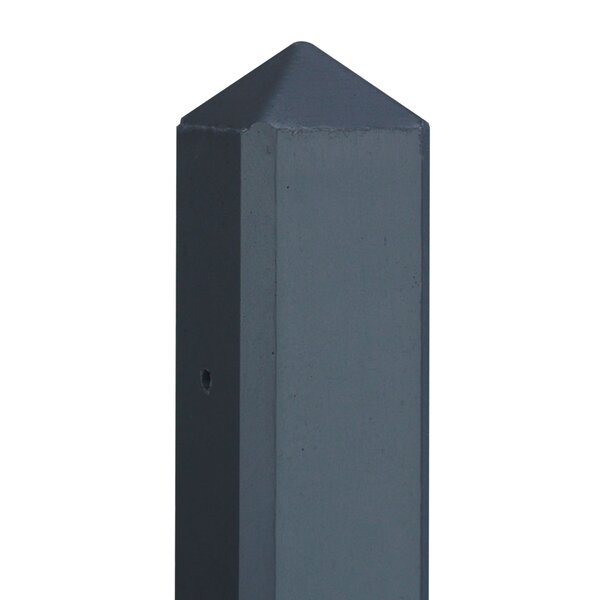 Betonpaal Maas 10x10 308 cm Pyramidekop voor dubbele onderplaat (63 cm)