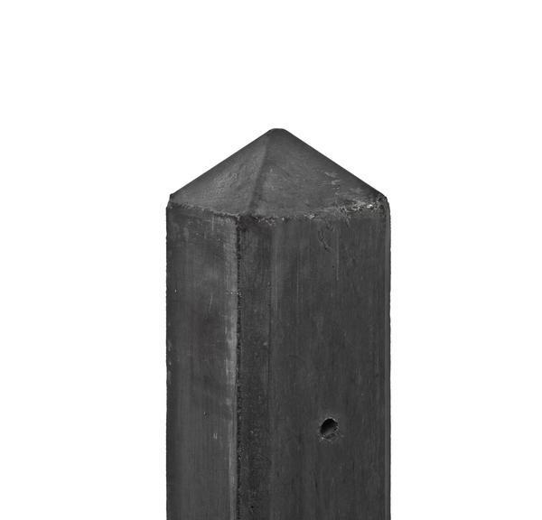 Betonpaal Maas 10x10 308 cm Pyramidekop voor dubbele onderplaat (63 cm)