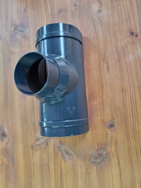 PVC Dakgoot Antraciet 12,5cm